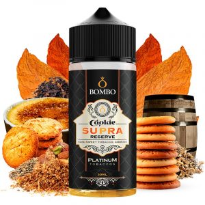 Aroma Cookie Supra Reserve 30ml (Longfill) - Platinum Tobaccos by Bombo - Tamaño : 30ml en bote de 120ml