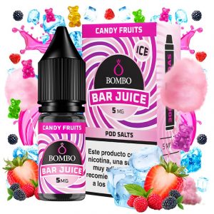 Candy Fruits Ice 10ml - Bombo Bar Juice - Nicotina : 5mg , Tamaño : 10 ml