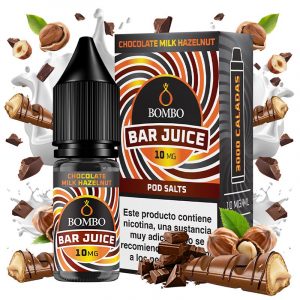 Chocolate Milk Hazelnut 10ml - Bombo Bar Juice - Nicotina : 10mg, Tamaño : 10 ml
