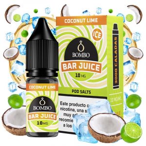 COCONUT LIME ICE 10ml - Bombo Bar Juice - Nicotina : 10mg, Tamaño : 10 ml