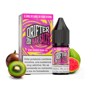 KIWI PASSION GUAVA ICE DRIFTER BAR SALTS 10ML 20MG