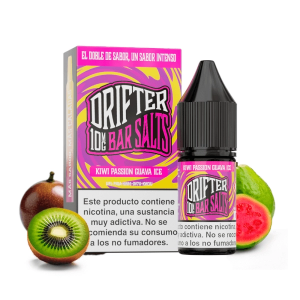 KIWI PASSION GUAVA ICE DRIFTER BAR SALTS 10ML 10MG