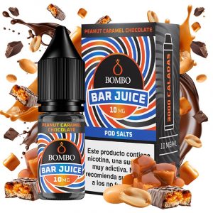 Peanut Chocolate Caramel 10ml - Bombo Bar Juice - Nicotina : 10mg, Tamaño : 10 ml