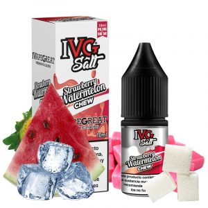 STRAWBERRY WATERMELON CHEW I VG SALTS 10ML 10MG