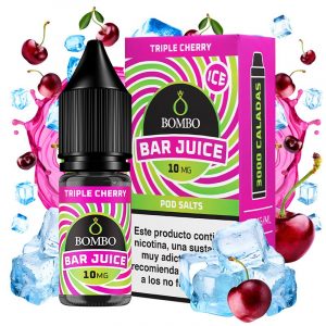 Triple Cherry 10ml - Bombo Bar Juice - Nicotina : 10mg, Tamaño : 10 ml