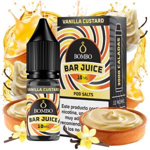 VANILLA CUSTARD 10ml - Bombo Bar Juice - Nicotina : 20mg, Tamaño : 10 ml